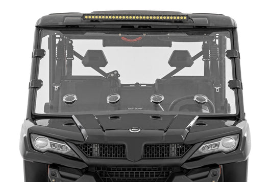 Rough Country Vented Full Windshield | Scratch Resistant | CFMOTO UFORCE 1000