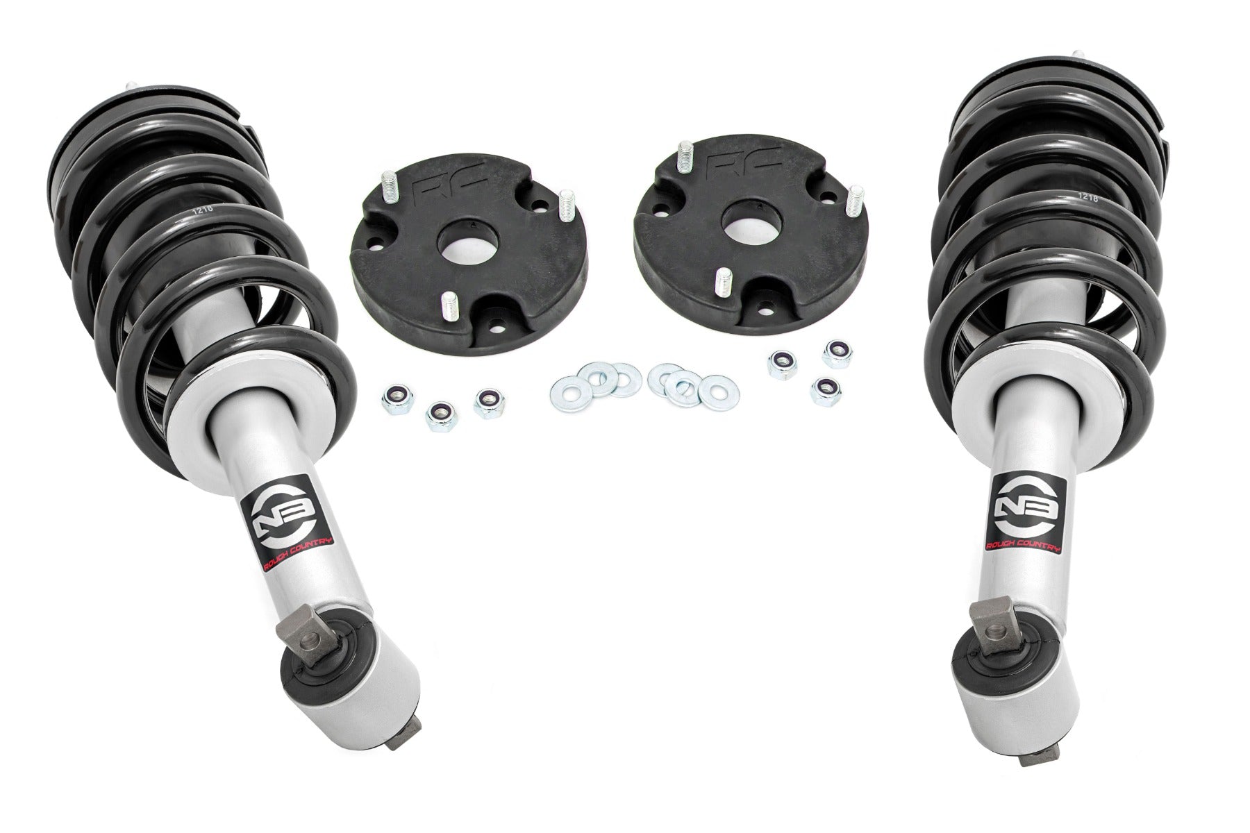 Rough Country 2 Inch Lift Kit | N3 Struts | Chevy/GMC SUV 1500 4WD (2021-2026)