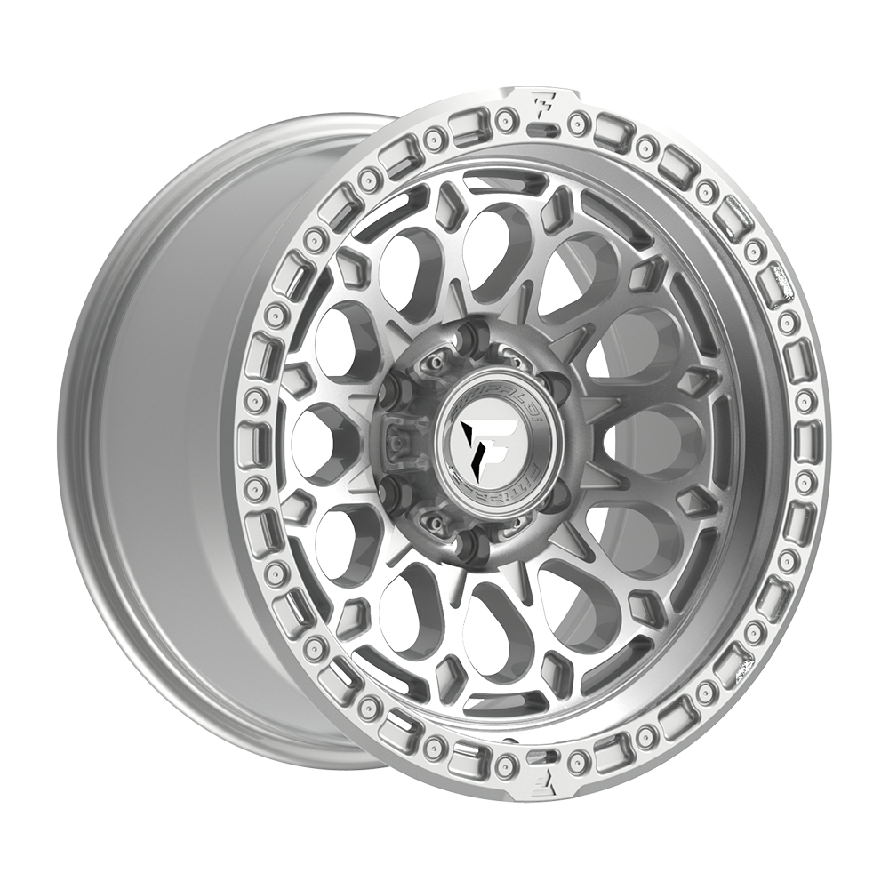 Fittipaldi FT101 Custom Wheel Gloss Silver with Machined Face and Undercut