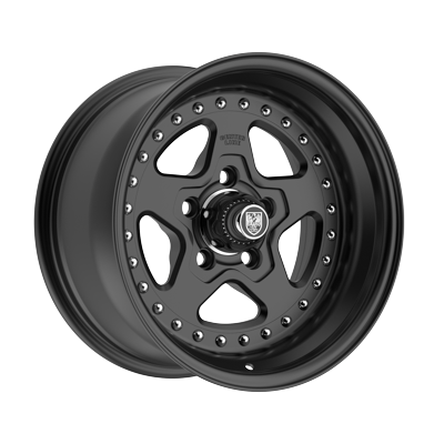 Center Line Telstar 2.0 Custom Wheel Satin Black Center with Satin Black Step Lip