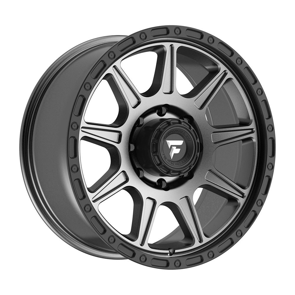 Fittipaldi FT104 Custom Wheel Satin Anthracite with Satin Black Lip