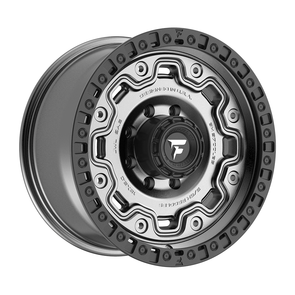 Fittipaldi FT100 Custom Wheel Satin Anthracite with Satin Black Lip