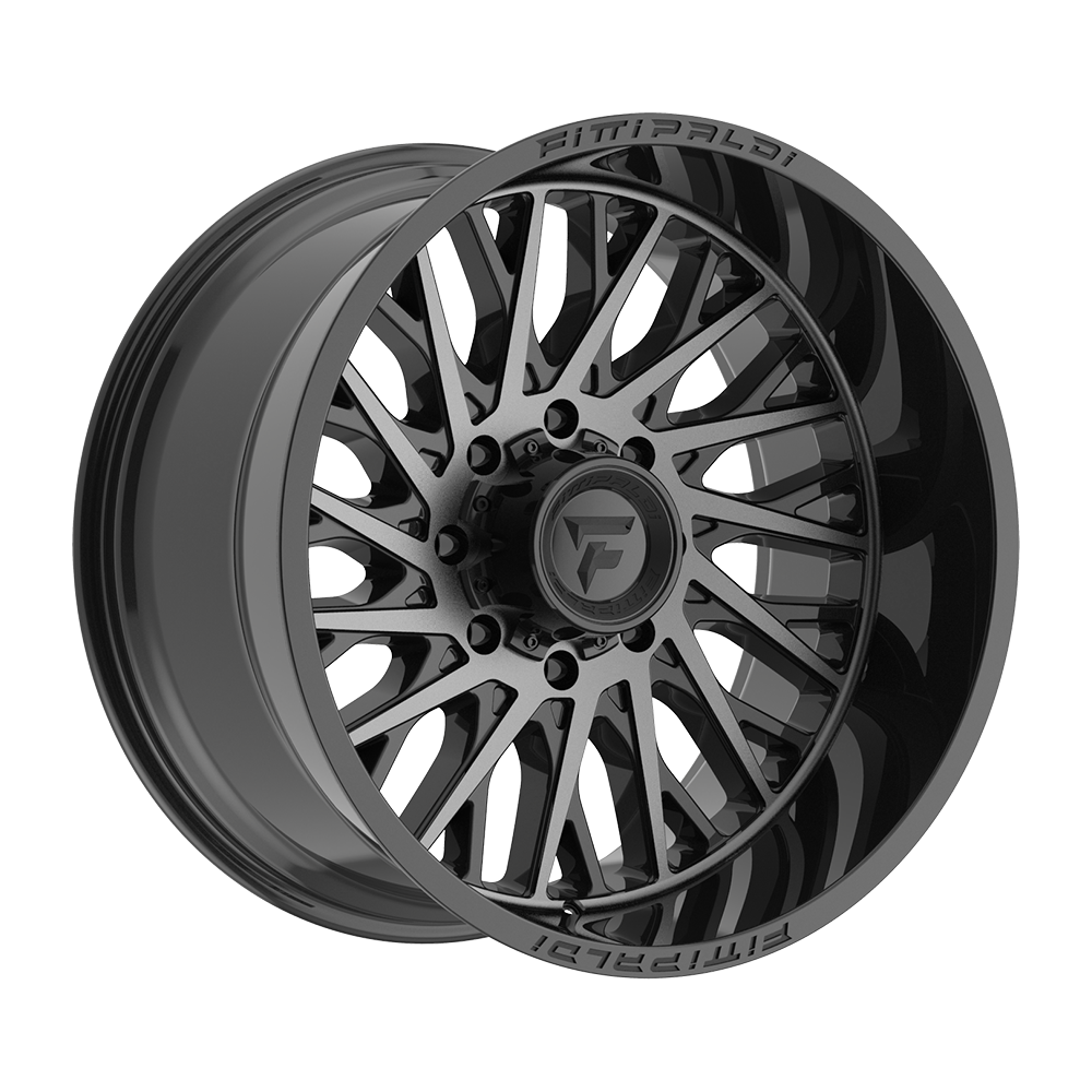 Fittipaldi FA08 Custom Wheel Gloss Black Machined Face with Dark Tint