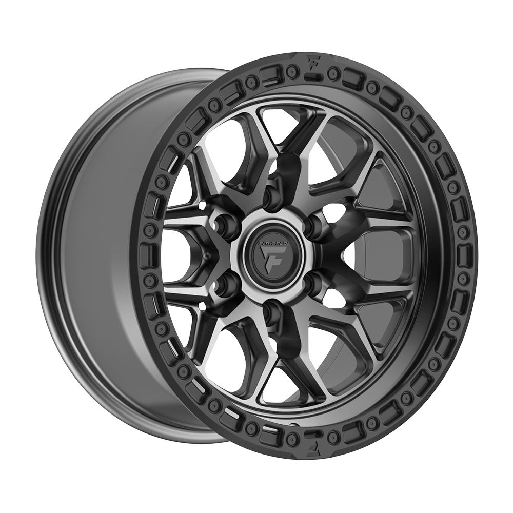 Fittipaldi FT112 Custom Wheel Satin Anthracite with Satin Black Lip