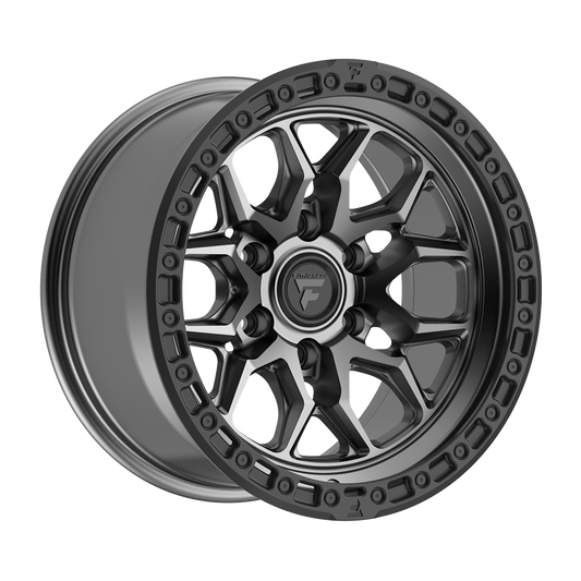 Fittipaldi FT112 Custom Wheel Satin Anthracite with Satin Black Lip