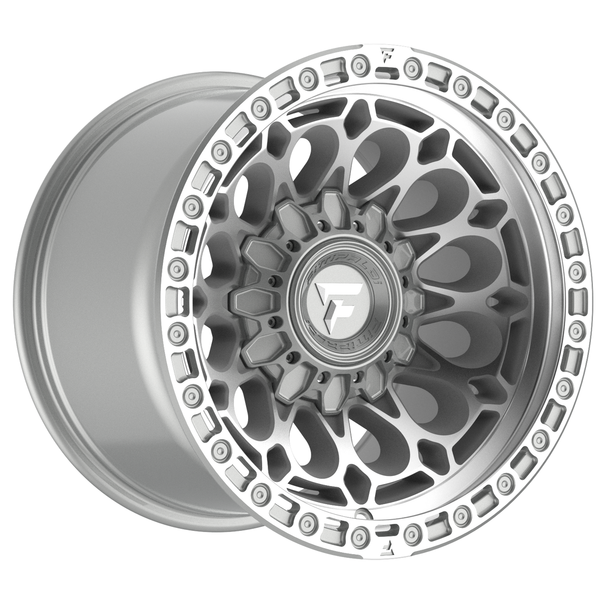 Fittipaldi FX201 Custom Wheel Machined Silver Machined Lip