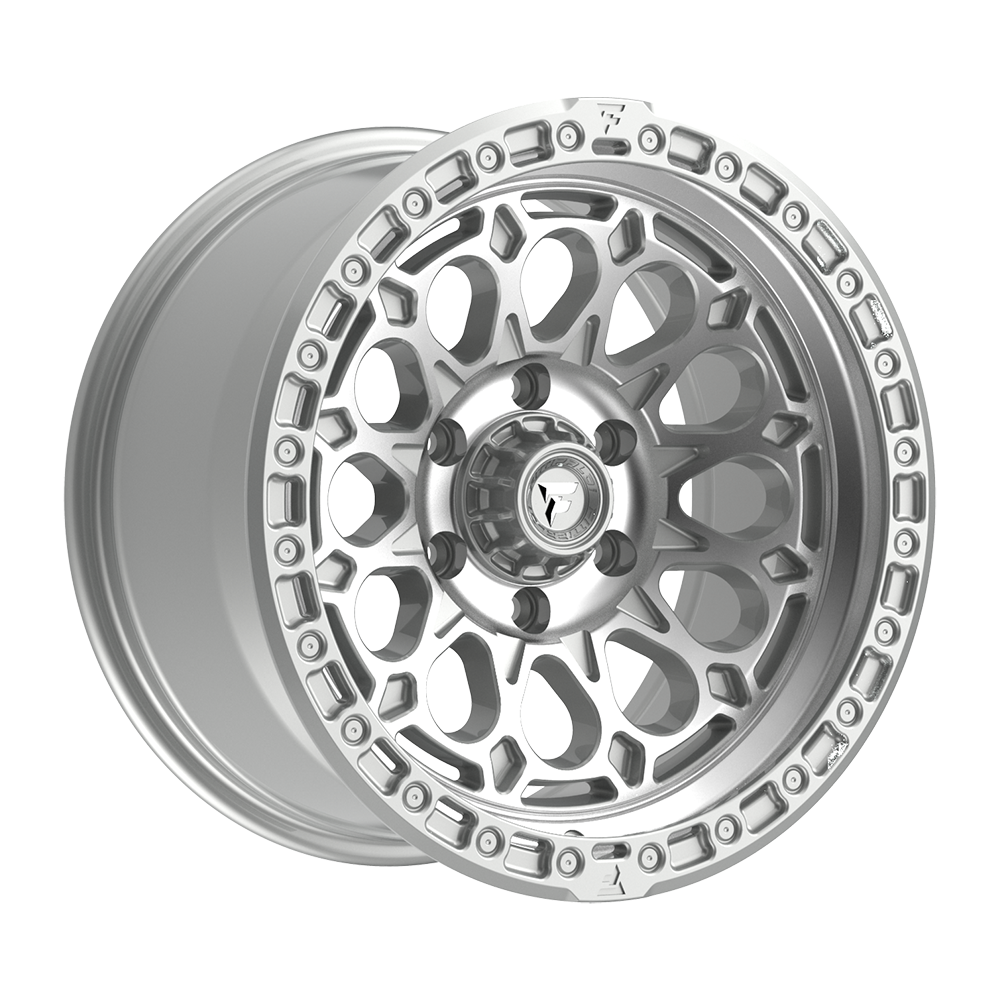 Fittipaldi FT101 Custom Wheel Gloss Silver with Machined Face and Undercut