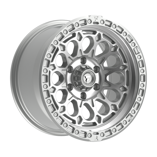 Fittipaldi FT101 Custom Wheel Gloss Silver with Machined Face and Undercut