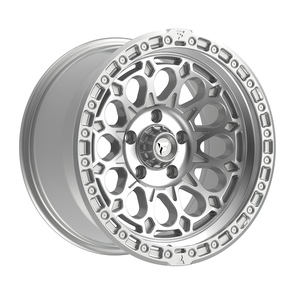 Fittipaldi FT101 Custom Wheel Gloss Silver with Machined Face and Undercut