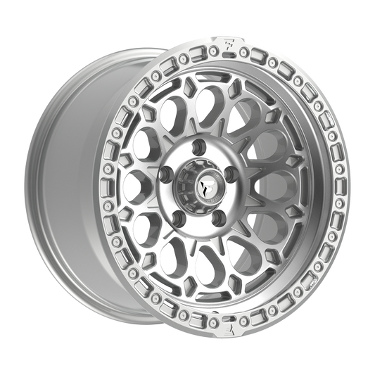 Fittipaldi FT101 Custom Wheel Gloss Silver with Machined Face and Undercut