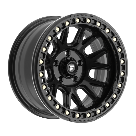 Fittipaldi FB151 Custom Wheel Satin Black with Gloss Black Forged Ring