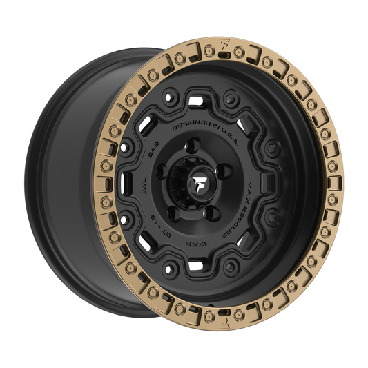 Fittipaldi FT100 Custom Wheel Satin Black with Bronze Ring