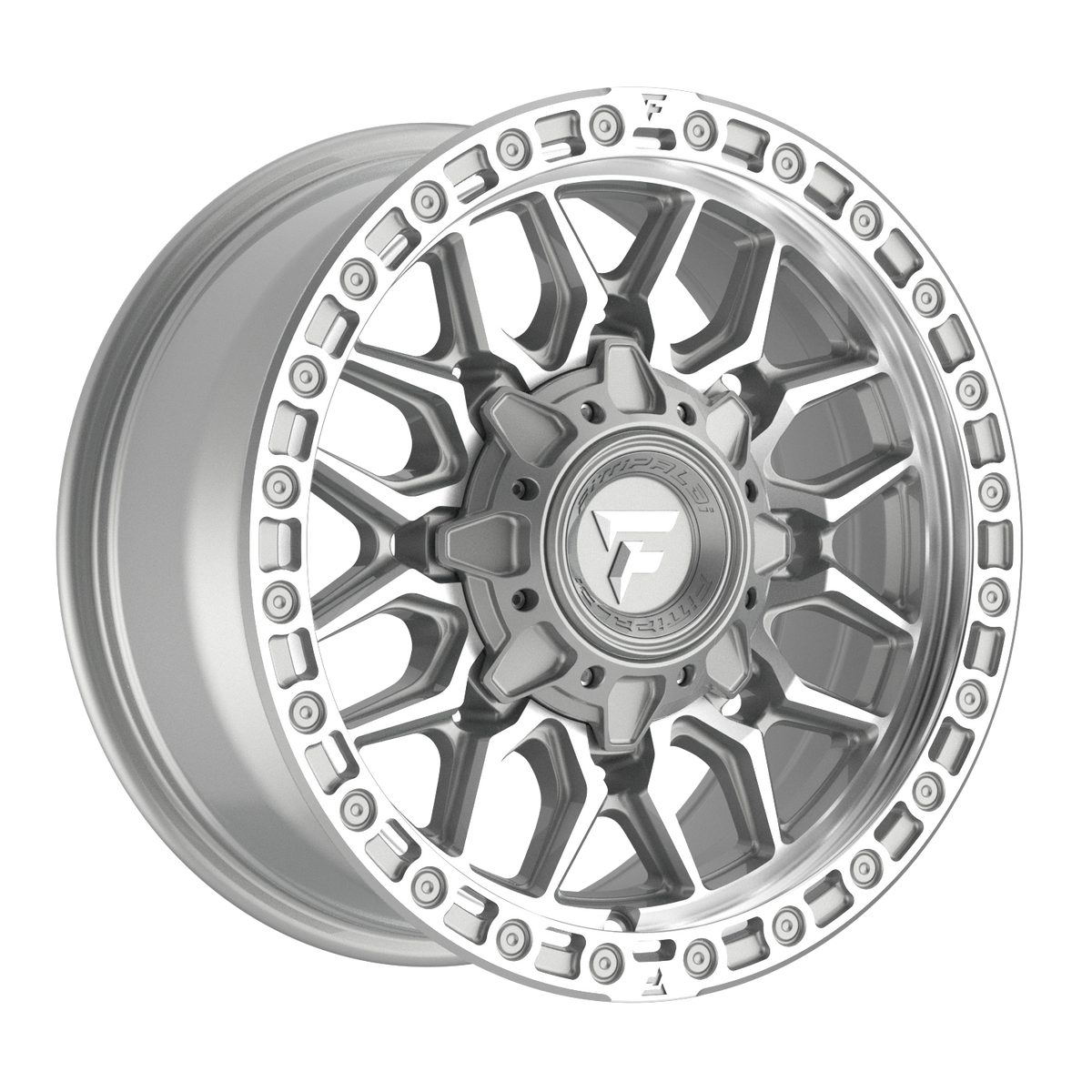 Fittipaldi FX200 Custom Wheel Machined Silver Machined Lip