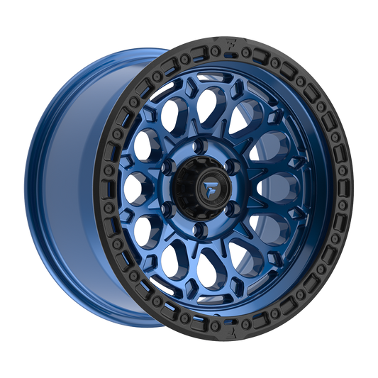 Fittipaldi FT101 Custom Wheel Gloss Blue with Satin Black Lip