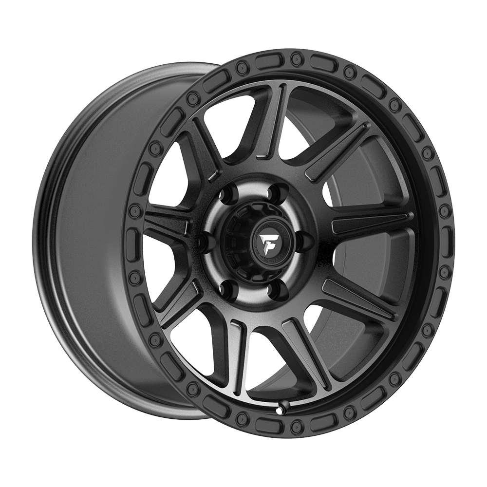 Fittipaldi FT104 Custom Wheel Satin Anthracite with Satin Black Lip