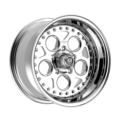Center Line Rev 2.0 Custom Wheel Polished Center with Polished Step Lip