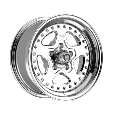 Center Line Telstar 2.0 Custom Wheel Polished Center with Polished Step Lip