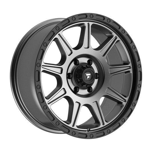 Fittipaldi FT104 Custom Wheel Satin Anthracite with Satin Black Lip