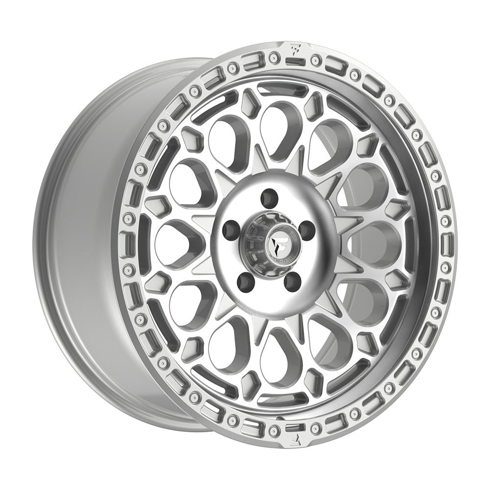 Fittipaldi FT101 Custom Wheel Gloss Silver with Machined Face and Undercut