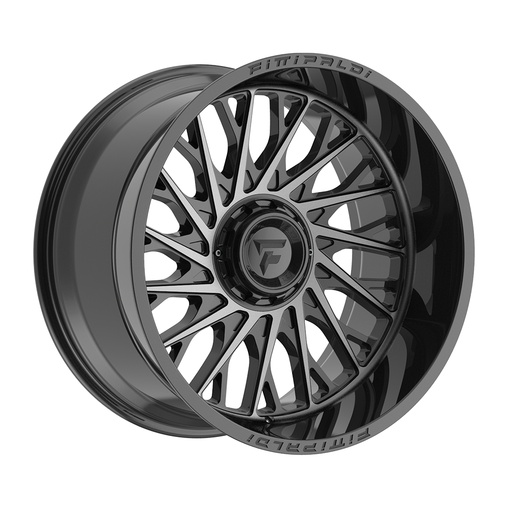 Fittipaldi FA08 Custom Wheel Gloss Black Machined Face with Dark Tint