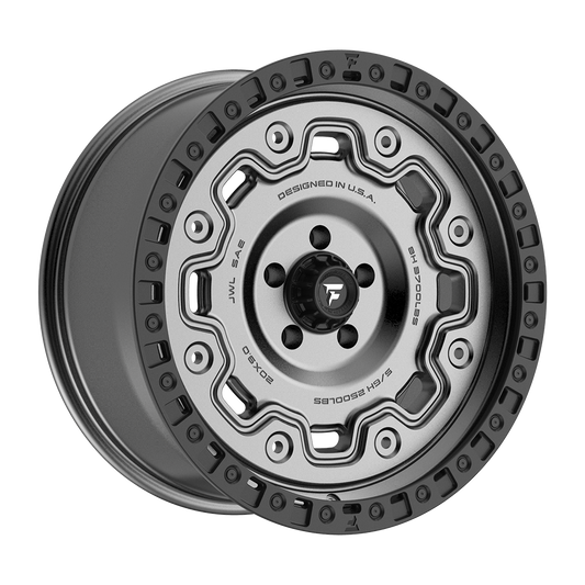 Fittipaldi FT100 Custom Wheel Satin Anthracite with Satin Black Lip