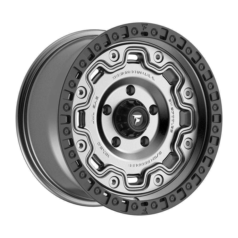 Fittipaldi FT100 Custom Wheel Satin Anthracite with Satin Black Lip