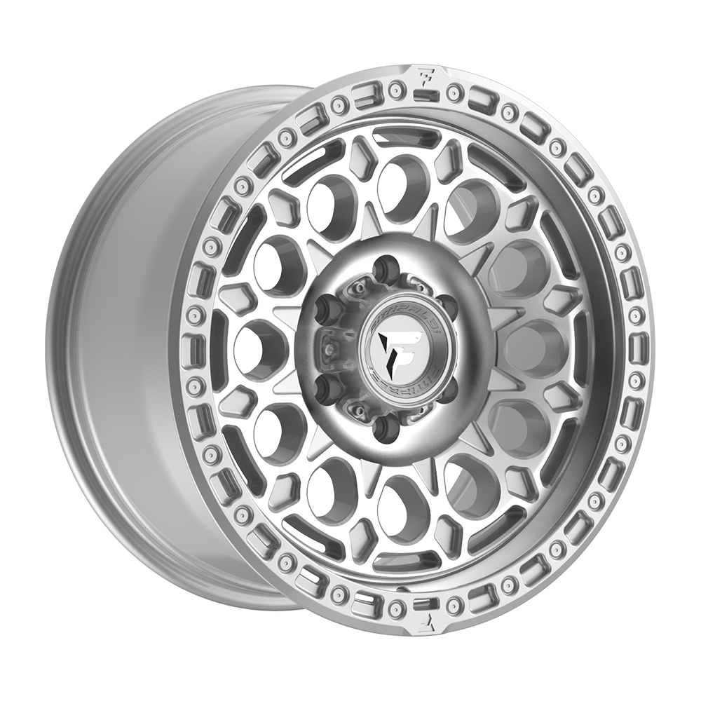 Fittipaldi FT101 Custom Wheel Gloss Silver with Machined Face and Undercut