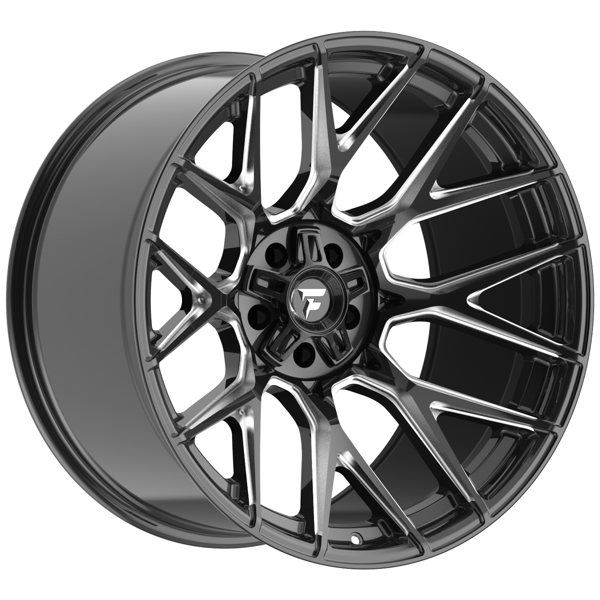 Fittipaldi FA27 Custom Wheel Gloss Black Milled