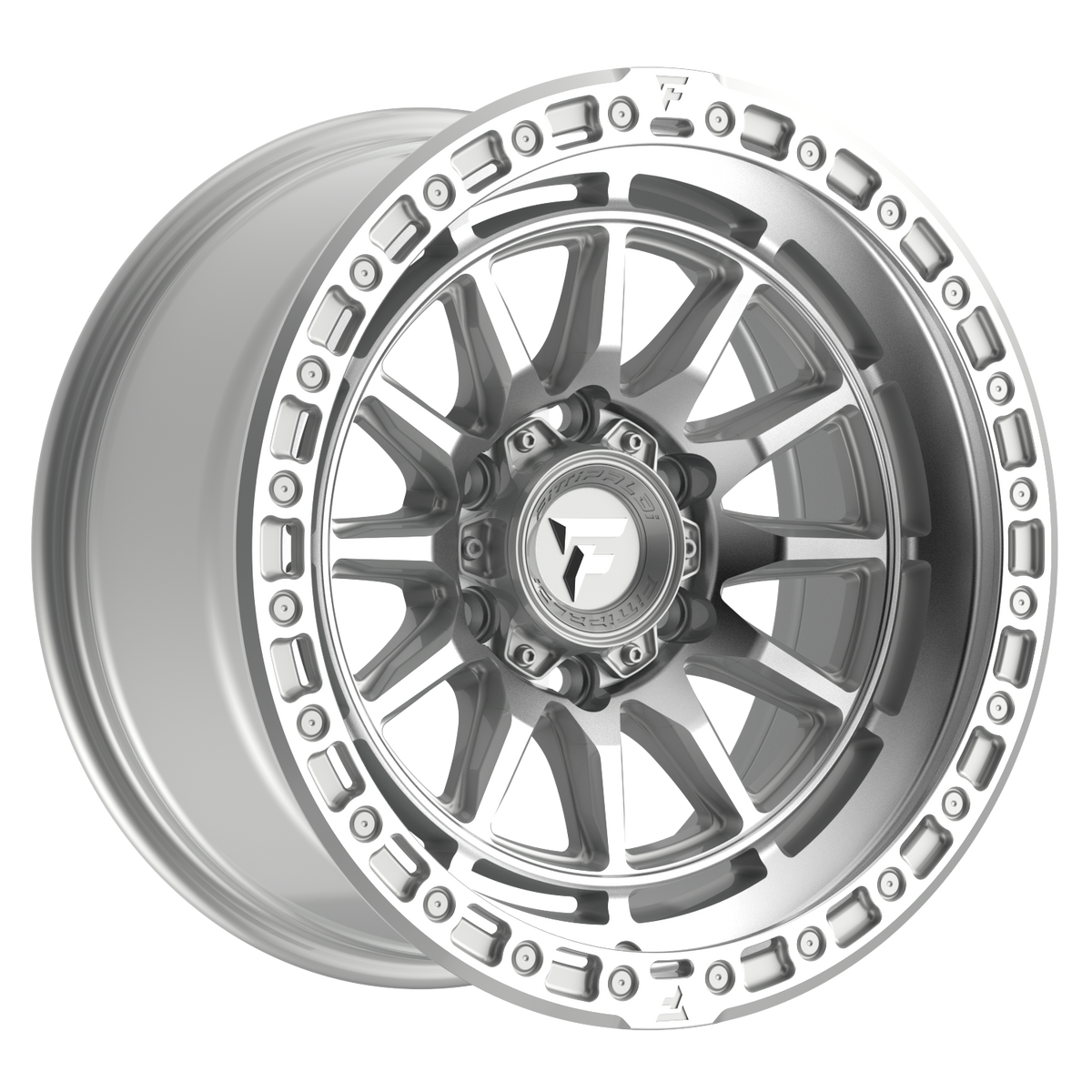 Fittipaldi FT114 Custom Wheel Machined Silver Machined Lip