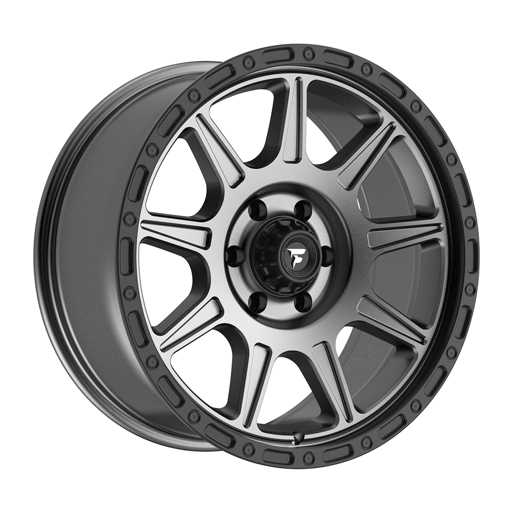 Fittipaldi FT104 Custom Wheel Satin Anthracite with Satin Black Lip