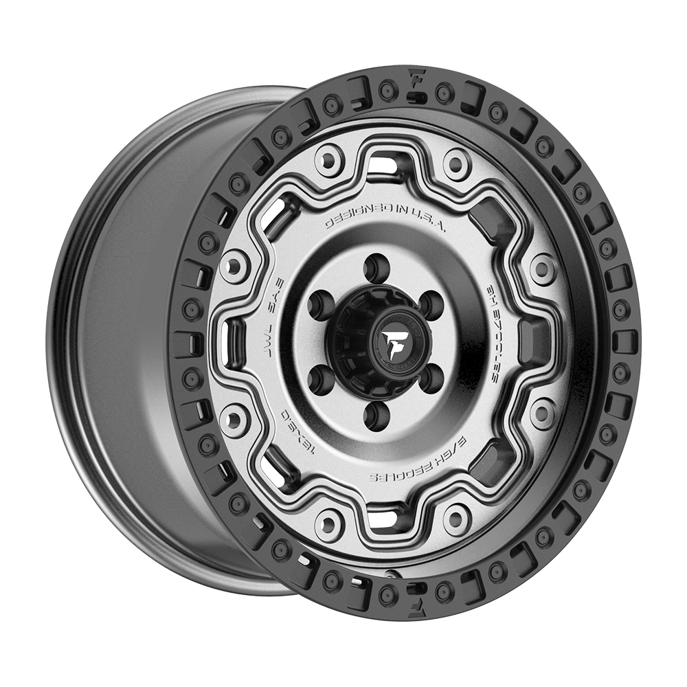Fittipaldi FT100 Custom Wheel Satin Anthracite with Satin Black Lip