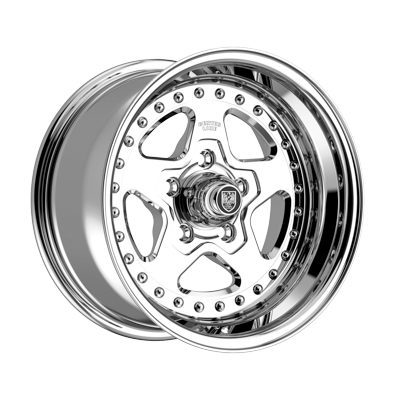 Center Line Telstar 2.0 Custom Wheel Polished Center with Polished Step Lip