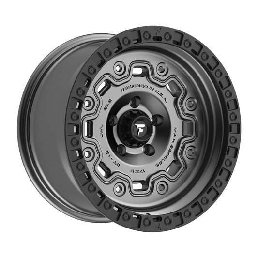Fittipaldi FT100 Custom Wheel Satin Anthracite with Satin Black Lip