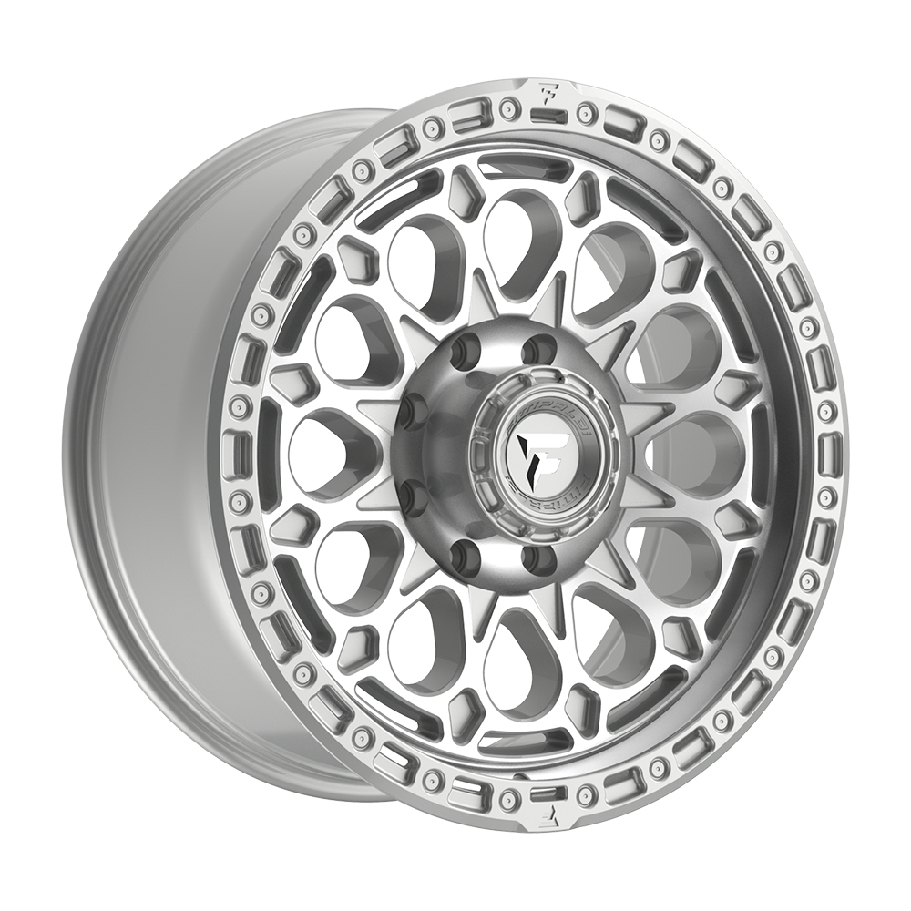 Fittipaldi FT101 Custom Wheel Gloss Silver with Machined Face and Undercut