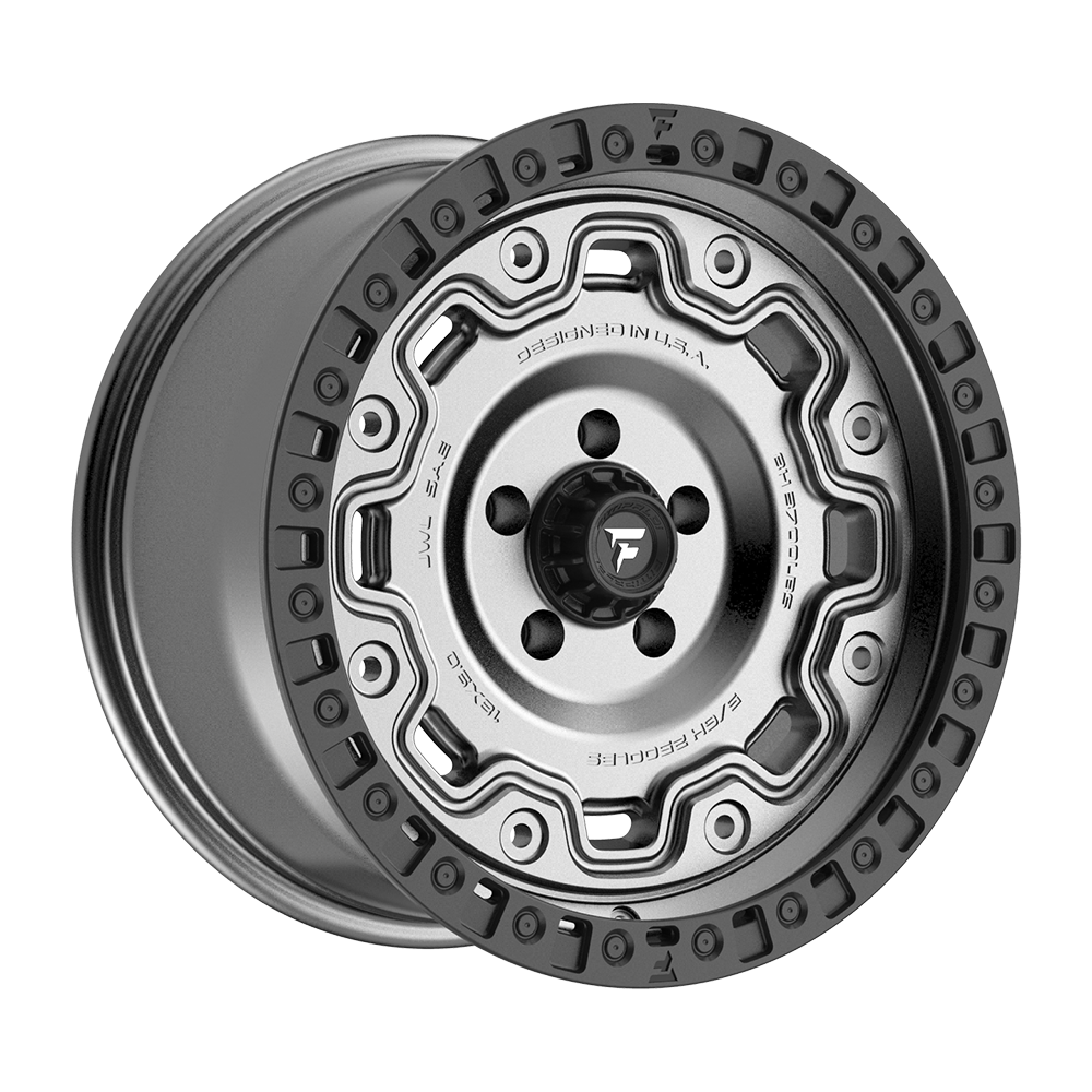 Fittipaldi FT100 Custom Wheel Satin Anthracite with Satin Black Lip
