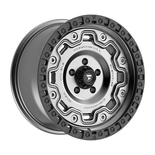 Fittipaldi FT100 Custom Wheel Satin Anthracite with Satin Black Lip