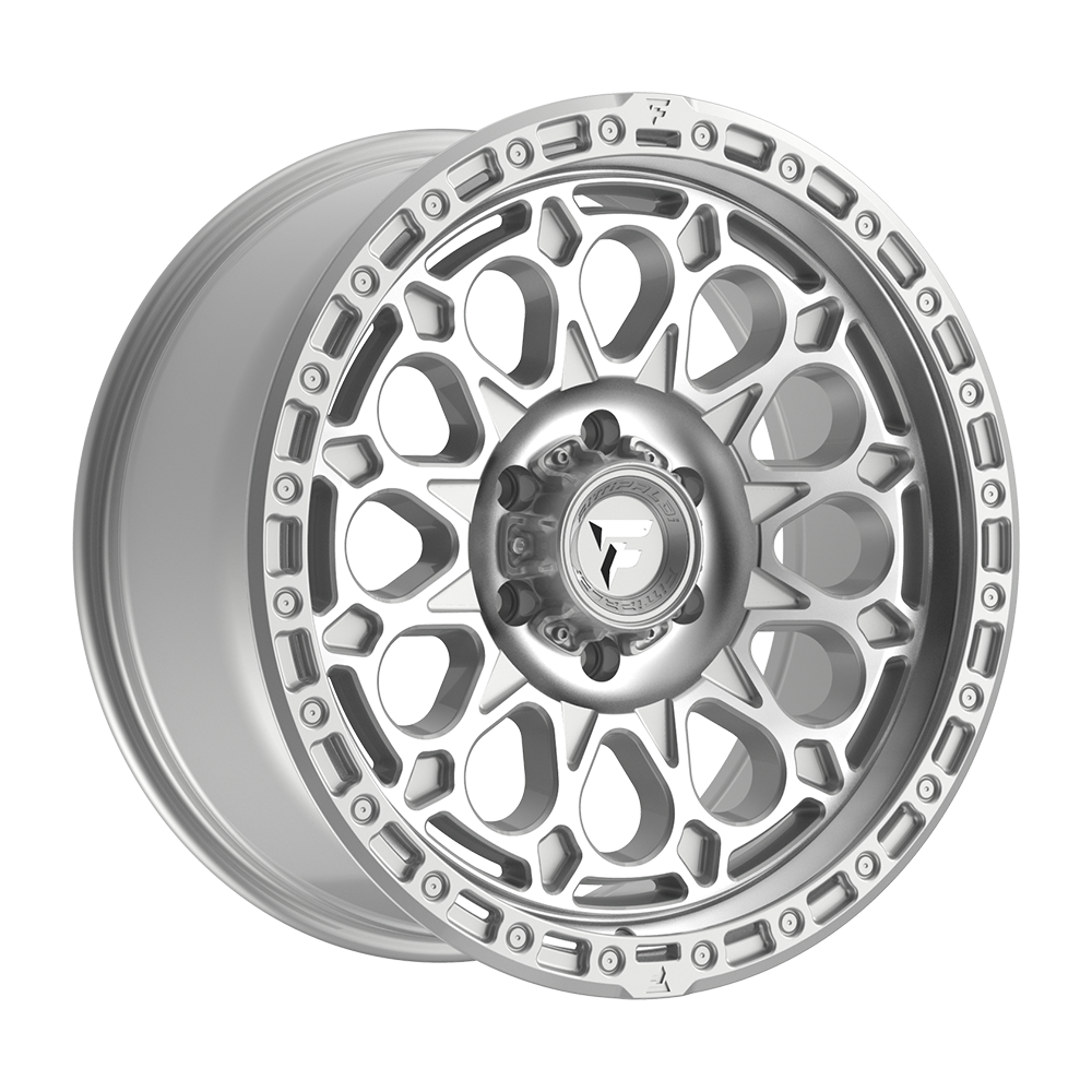 Fittipaldi FT101 Custom Wheel Gloss Silver with Machined Face and Undercut