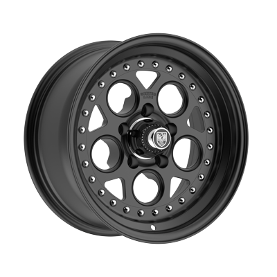 Center Line Rev 2.0 Custom Wheel Satin Black Center with Satin Black Step Lip
