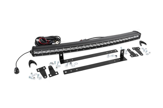 Rough Country LED Light Kit | Grille Mount | 30" Chrome Single Row | Ford F-150 (09-14)