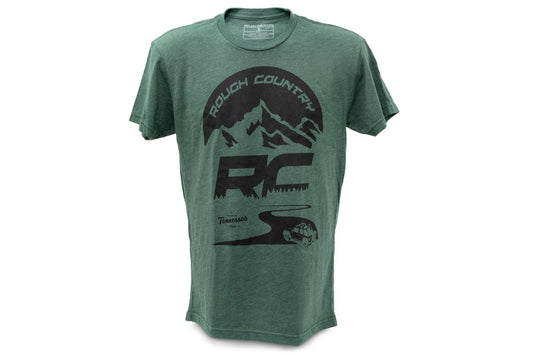 Rough Country Rough Country T-Shirt | RC Mountains | Forest Green | SM