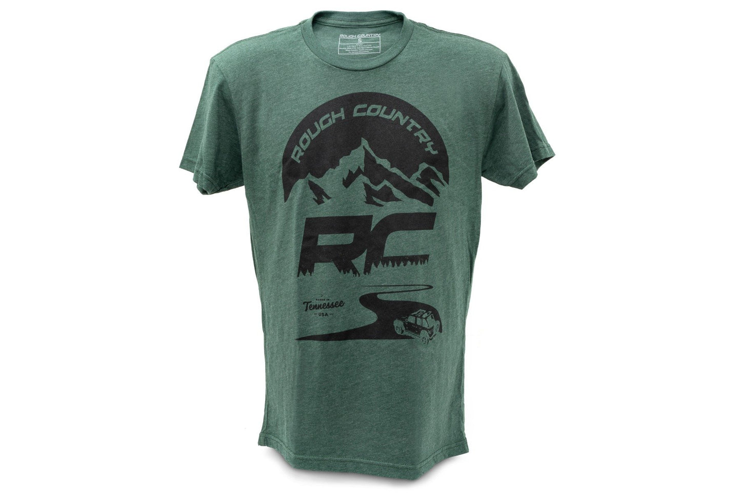 Rough Country Rough Country T-Shirt | RC Mountains | Forest Green | XL