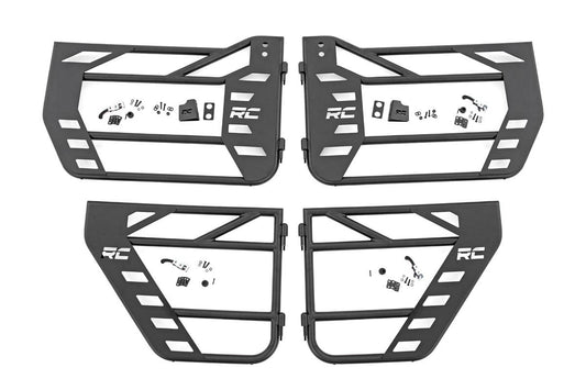 Rough Country Tubular Doors | Front and Rear | Jeep Wrangler JK/Wrangler Unlimited  (07-18)