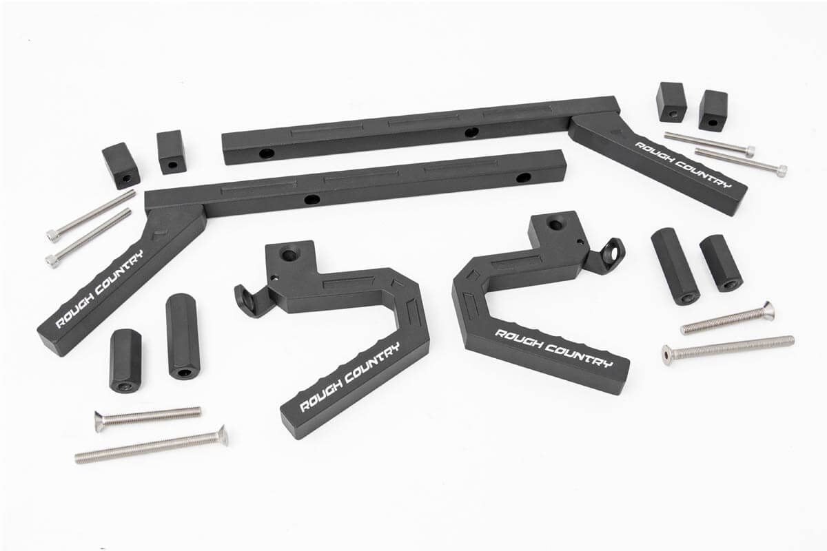 Rough Country Grab Handles | Alum | FR & RR | Jeep Wrangler JK/Wrangler Unlimited  (07-18)