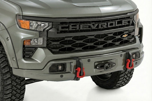 Rough Country Bumper Cover | GBD Cypress Gray | Chevy Silverado 1500 2WD/4WD (2023-2026)
