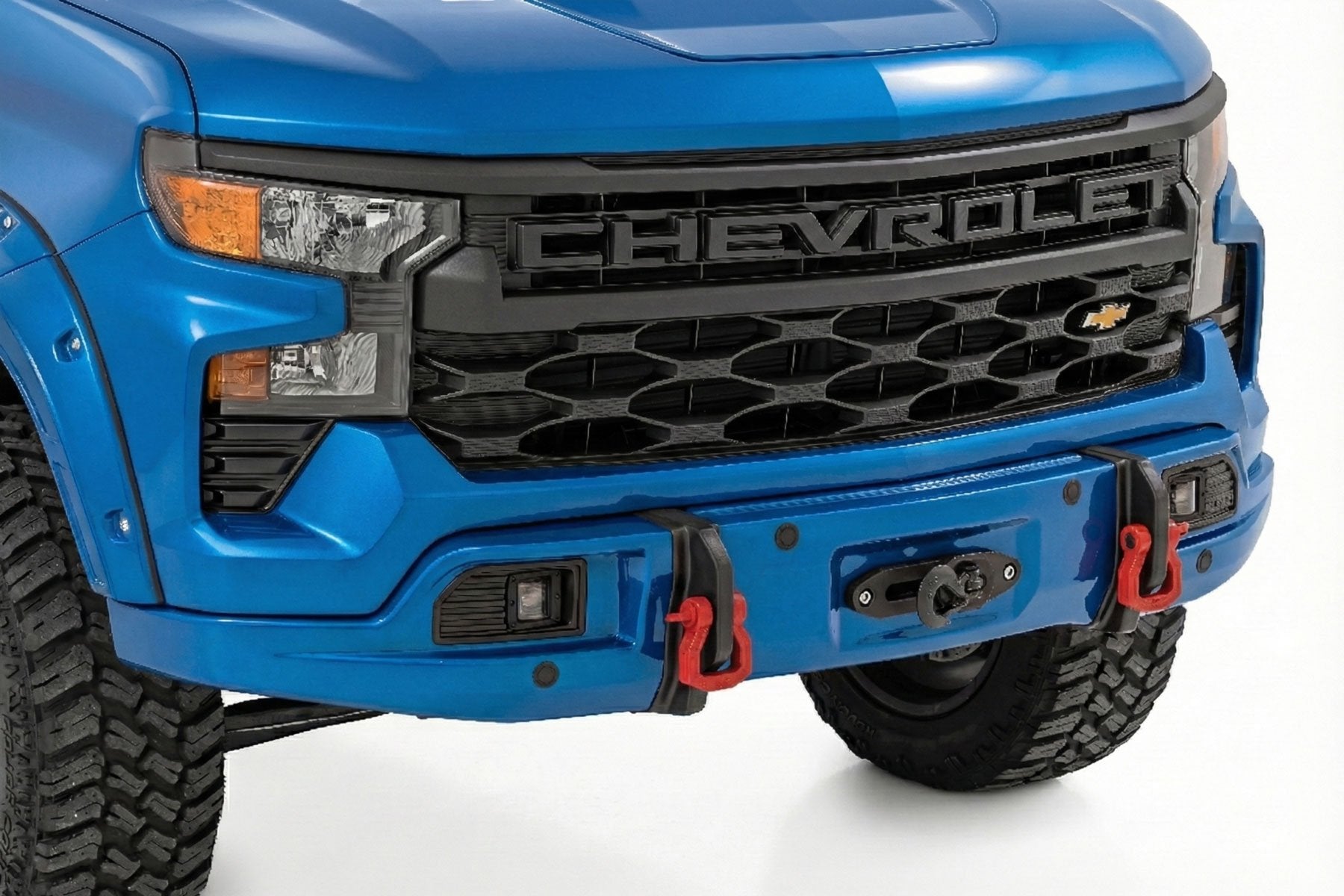 Rough Country Bumper Cover | GJV Riptide Blue | Chevy Silverado 1500 2WD/4WD (2023-2026)