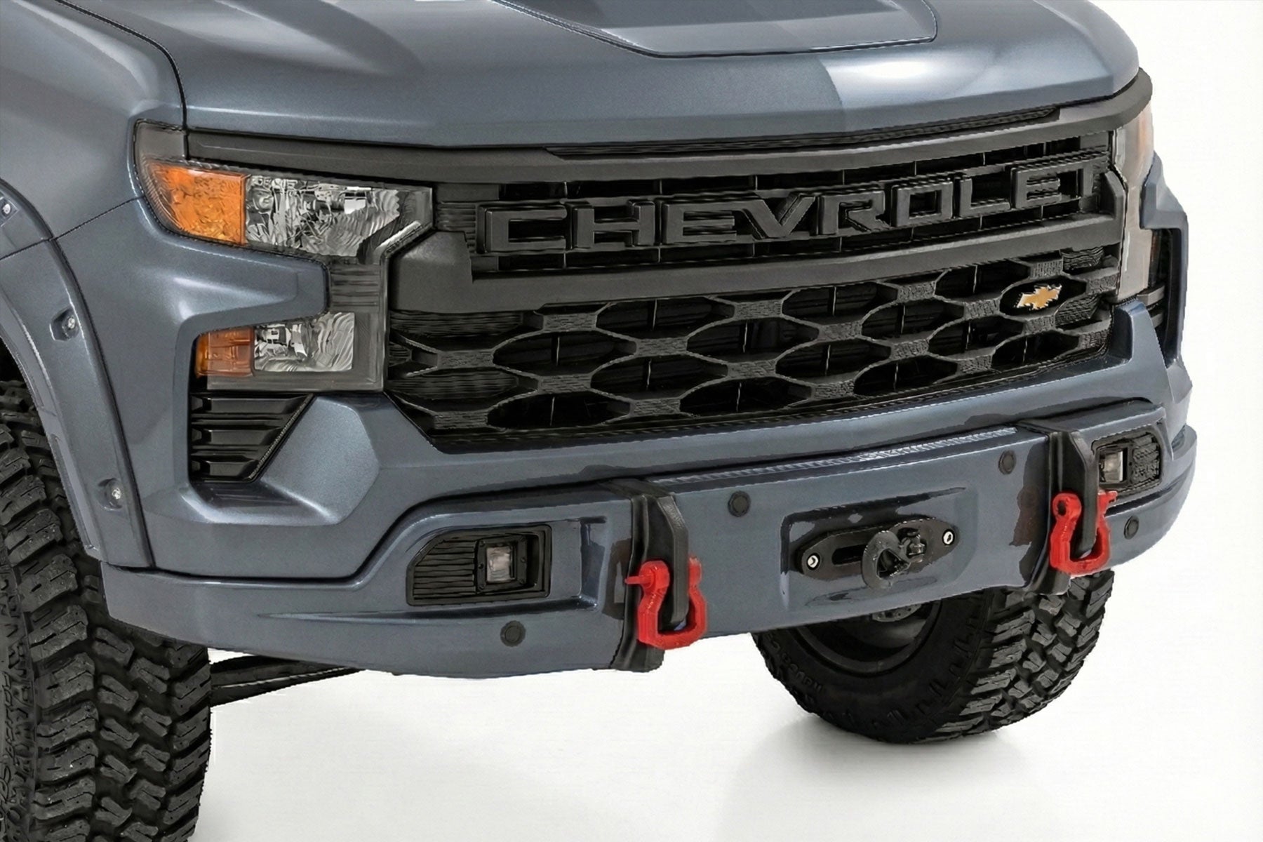 Rough Country Bumper Cover | GXD Sterling Grey Metallic | Chevy Silverado 1500 (23-26)
