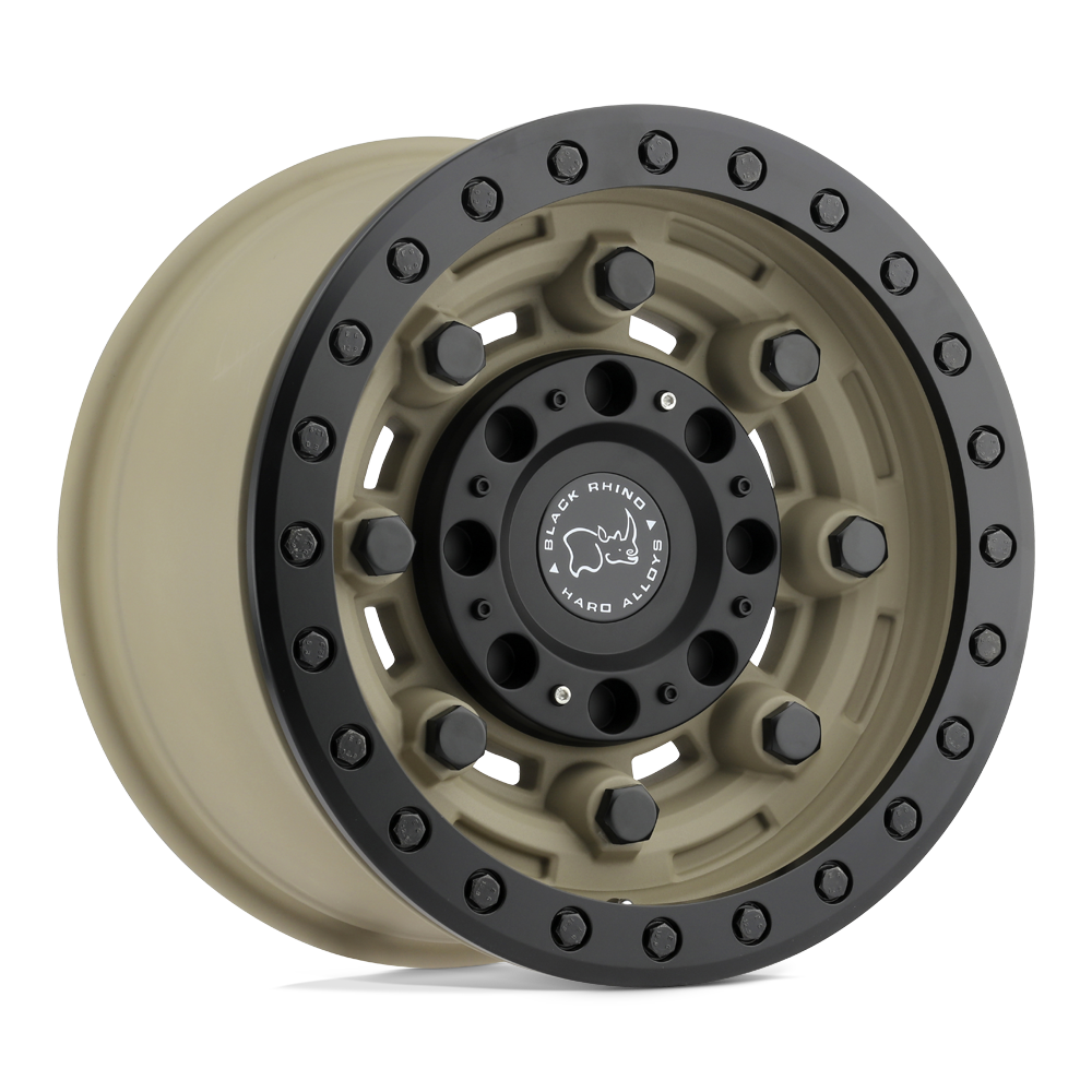 Black Rhino Hard Alloys GARRISON BEADLOCK DESERT W/ MATTE BLACK RING