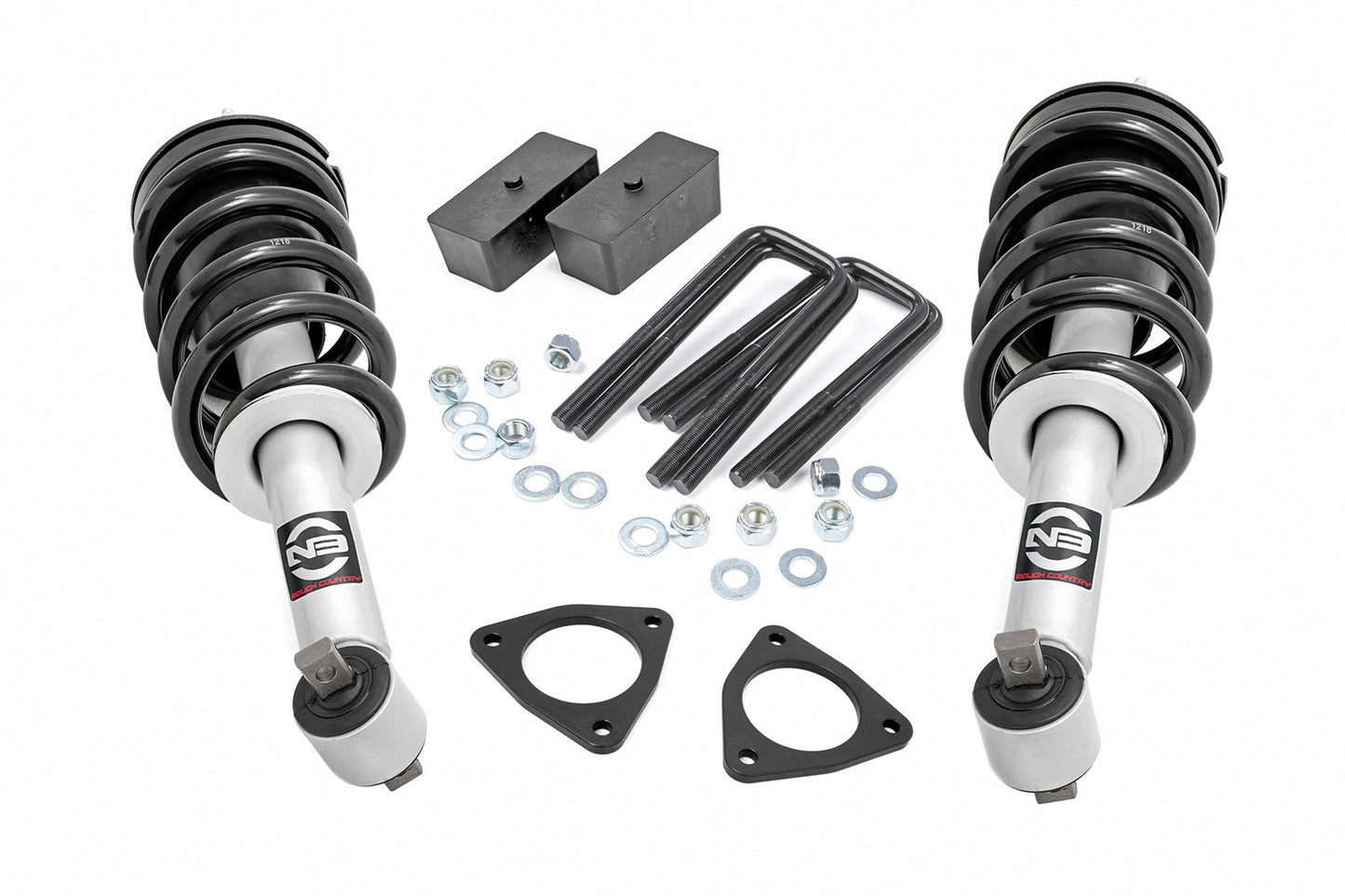 Rough Country 2.5 Inch Lift Kit | Alu/Cast Steel | N3 Strut | Chevy/GMC 1500 (07-18)