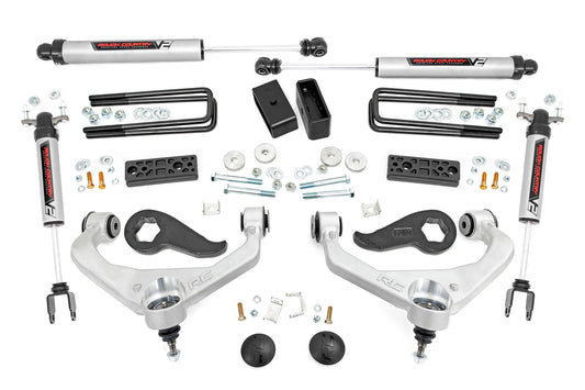 Rough Country 3 Inch Lift Kit | UCAs | V2 | Chevy/GMC Sierra 3500 HD/Silverado 3500 HD (20-26)