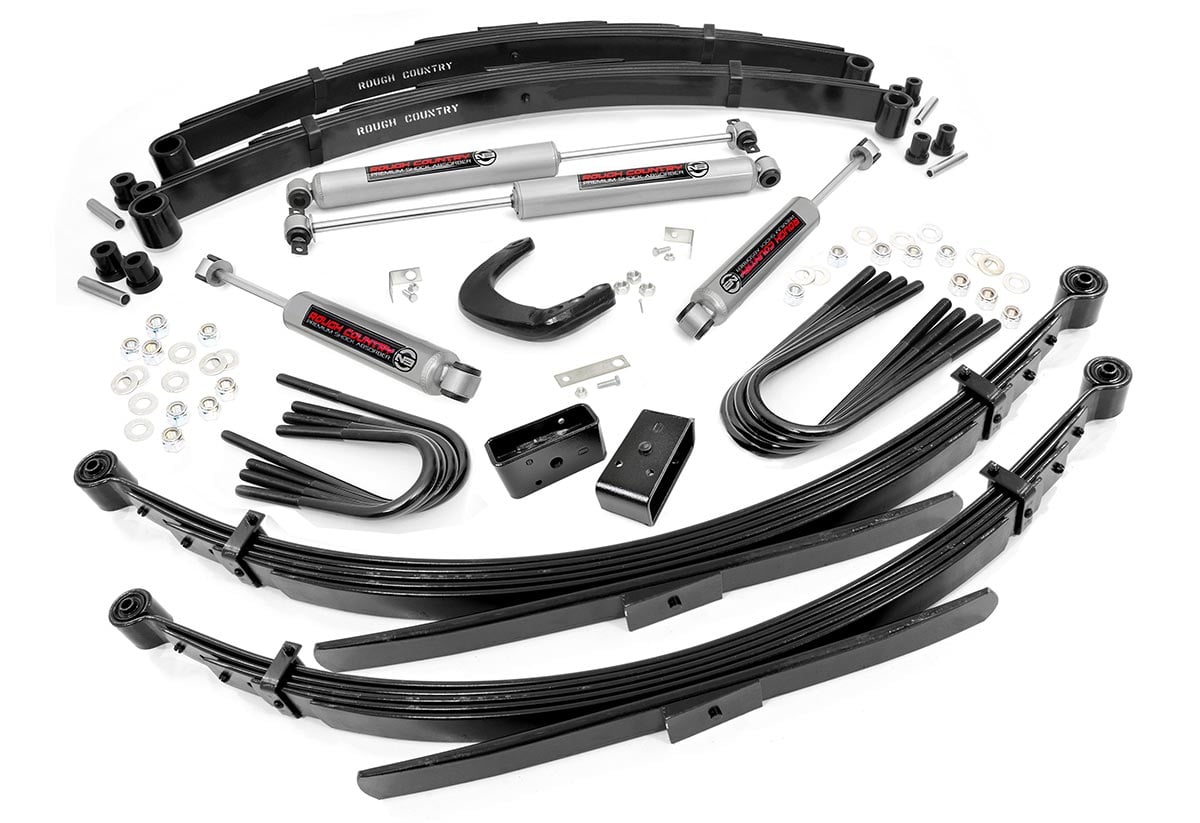 Rough Country 6 Inch Lift Kit | 56 Inch RR Sprgs | Chevy/GMC Half-Ton Suburban/K5 Blazer (88-91)